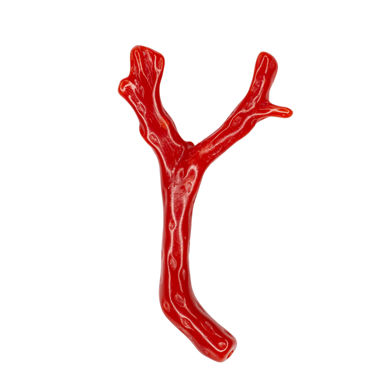Dije Coral 39x20mm Rojo