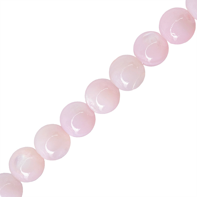 Perla de Concha Esfera 4mm Rosa Lila Degradado