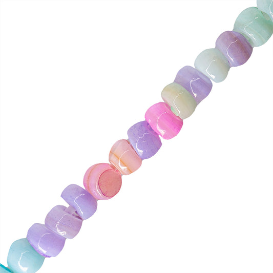 Perla de Concha Rondela 1.5x3.5mm Multicolor 