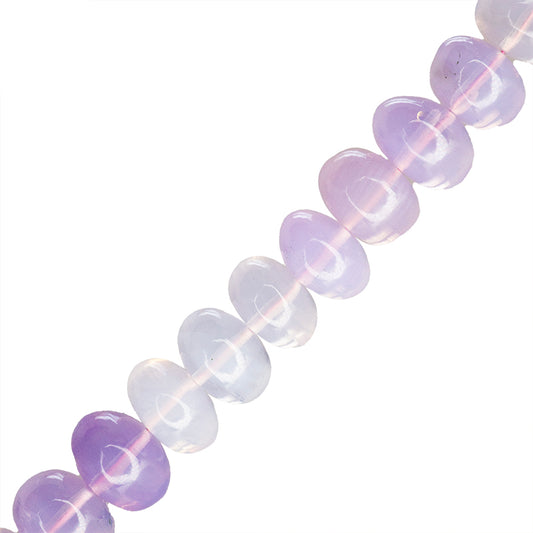 PF Cuarzo Lavanda Róndela 5-6x7-8mm Lila