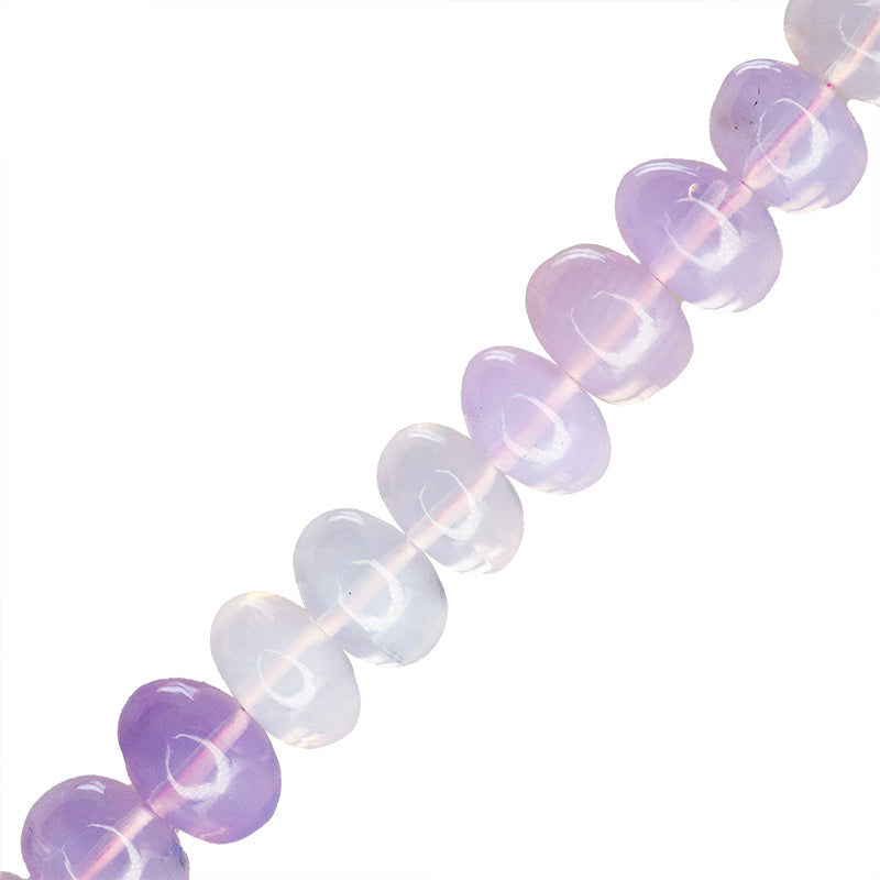 PF Cuarzo Lavanda Róndela 5-6x7-8mm Lila