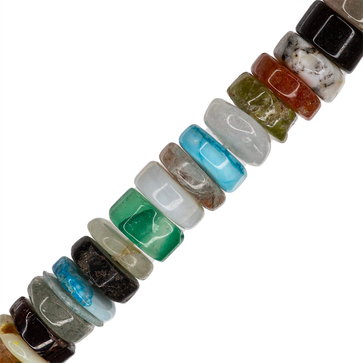 Piedra Mix Rondela 2-4x7-7.5mm Multicolor