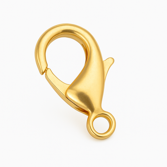 Broche Cangrejo 19x10mm Dorado Brillante