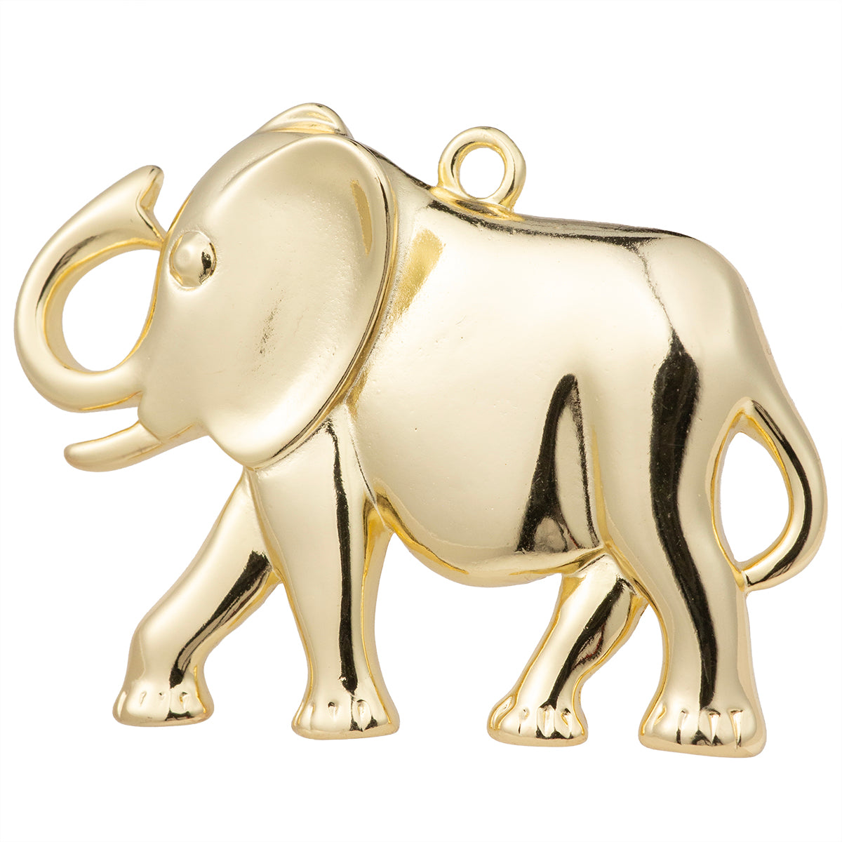 Dije Elefante 41x53.5mm Dorado