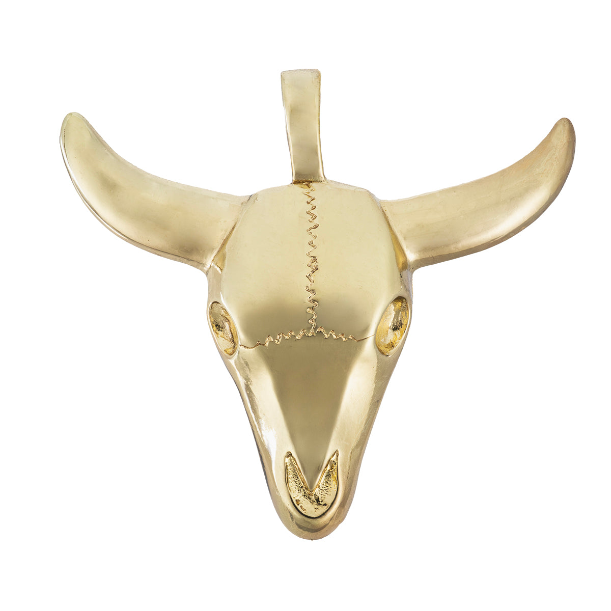 Dije Cabeza de Toro 48x53mm Dorado