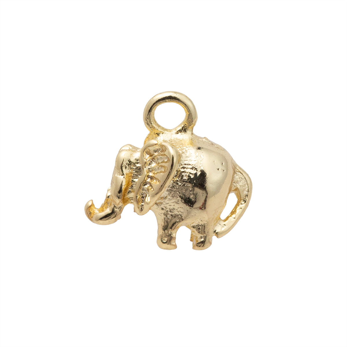 Dije Elefante 13x11.5mm Dorado