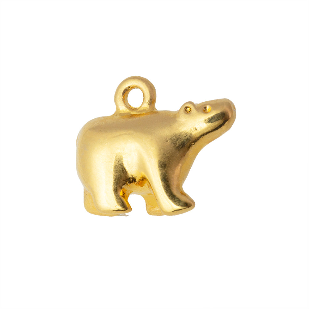 Dije Osito Polar 11.5x16mm Dorado