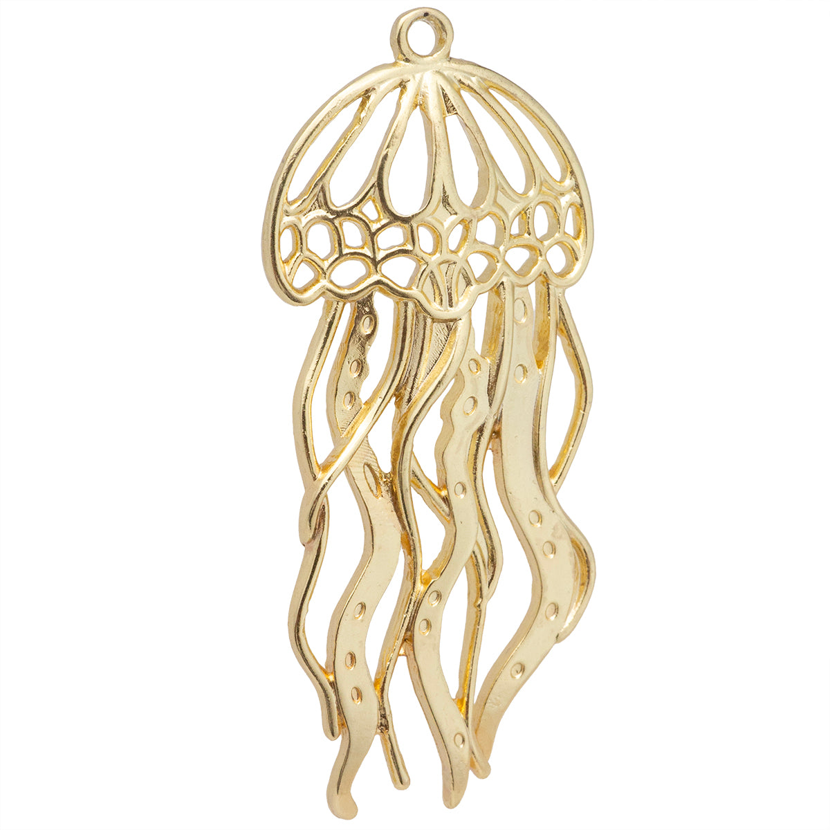 Dije Medusa 52x23mm Dorado