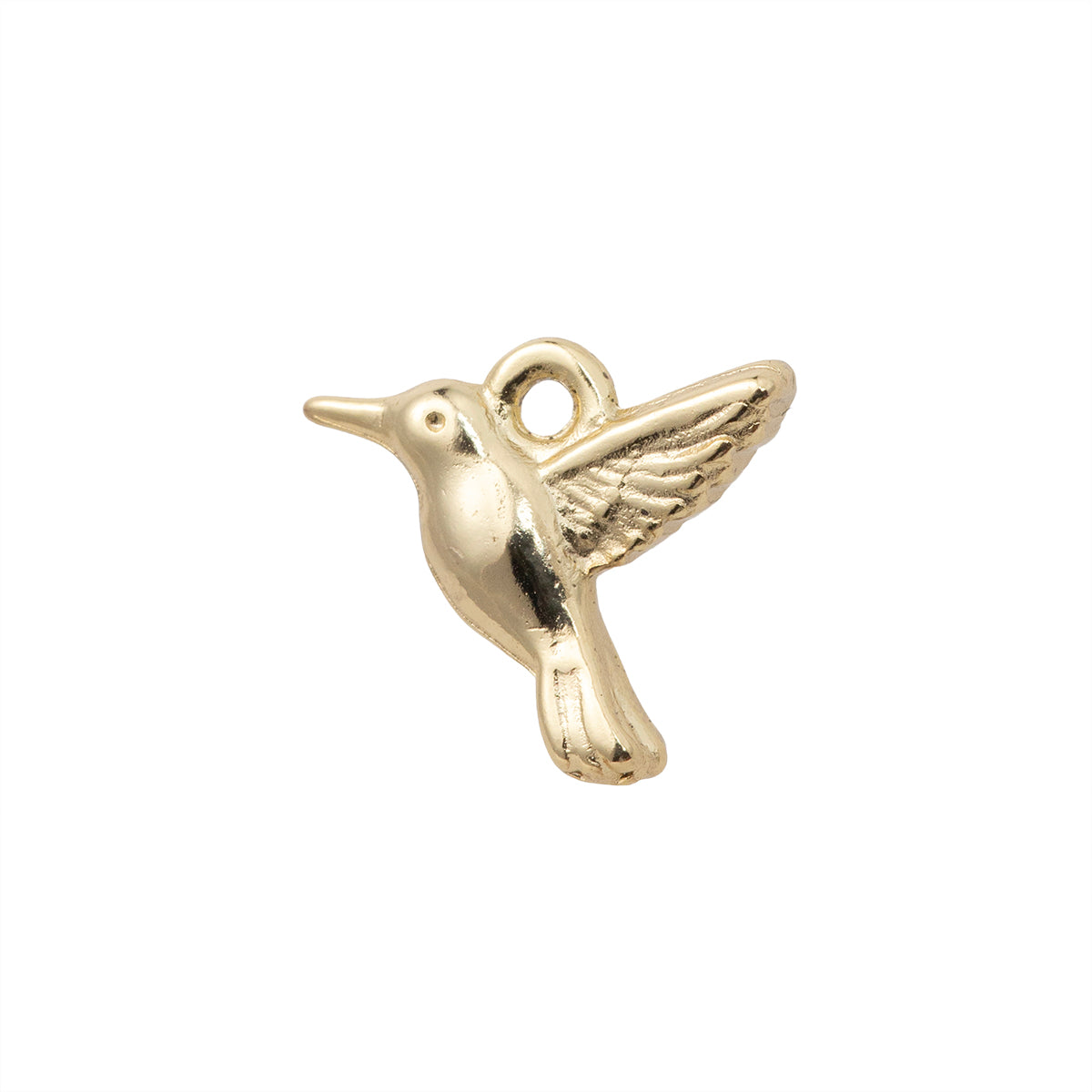Dije Colibrí 12.5x14.5mm Dorado