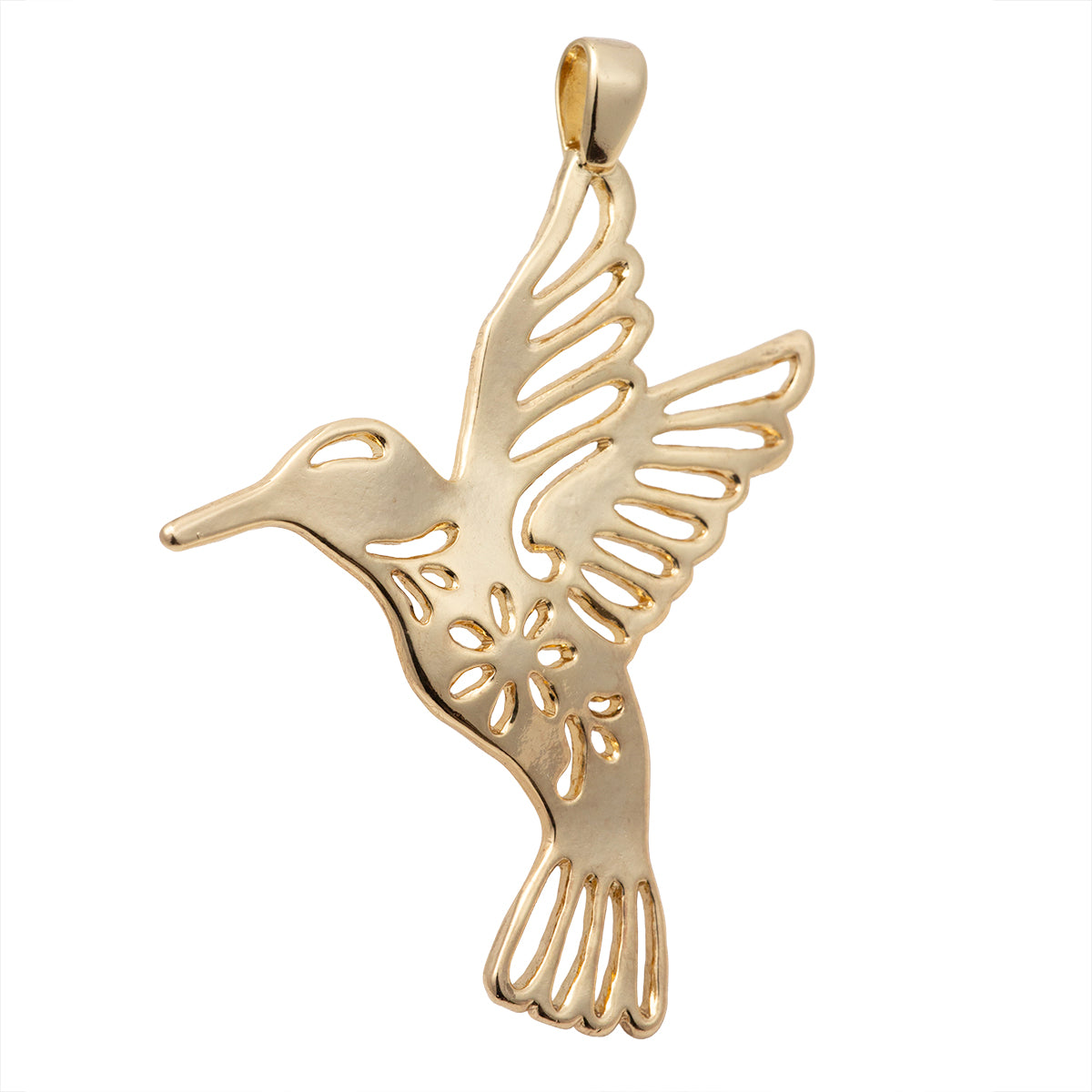 Dije Colibri 74x58mm Dorado