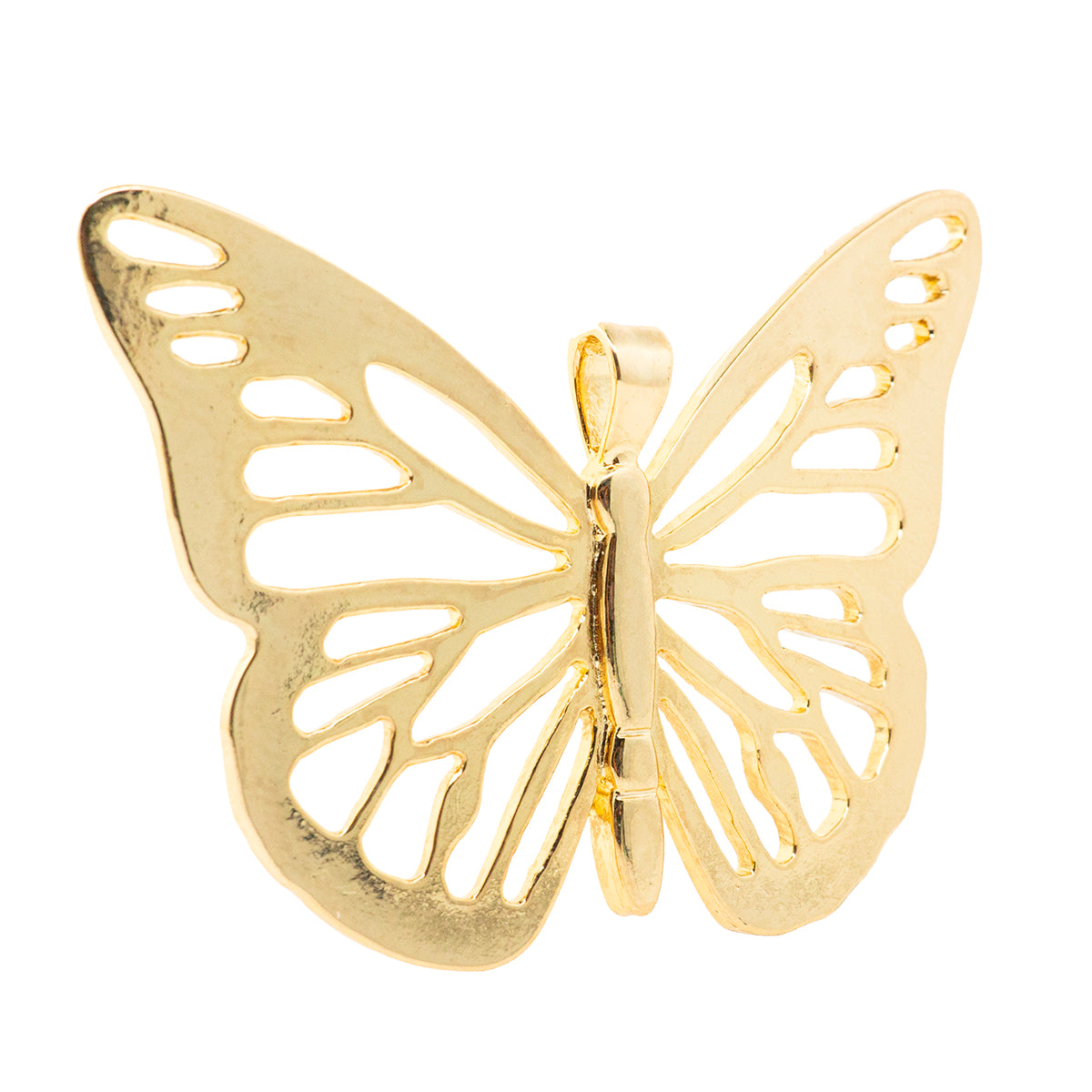 Dije Mariposa Calada 44x63mm Dorado