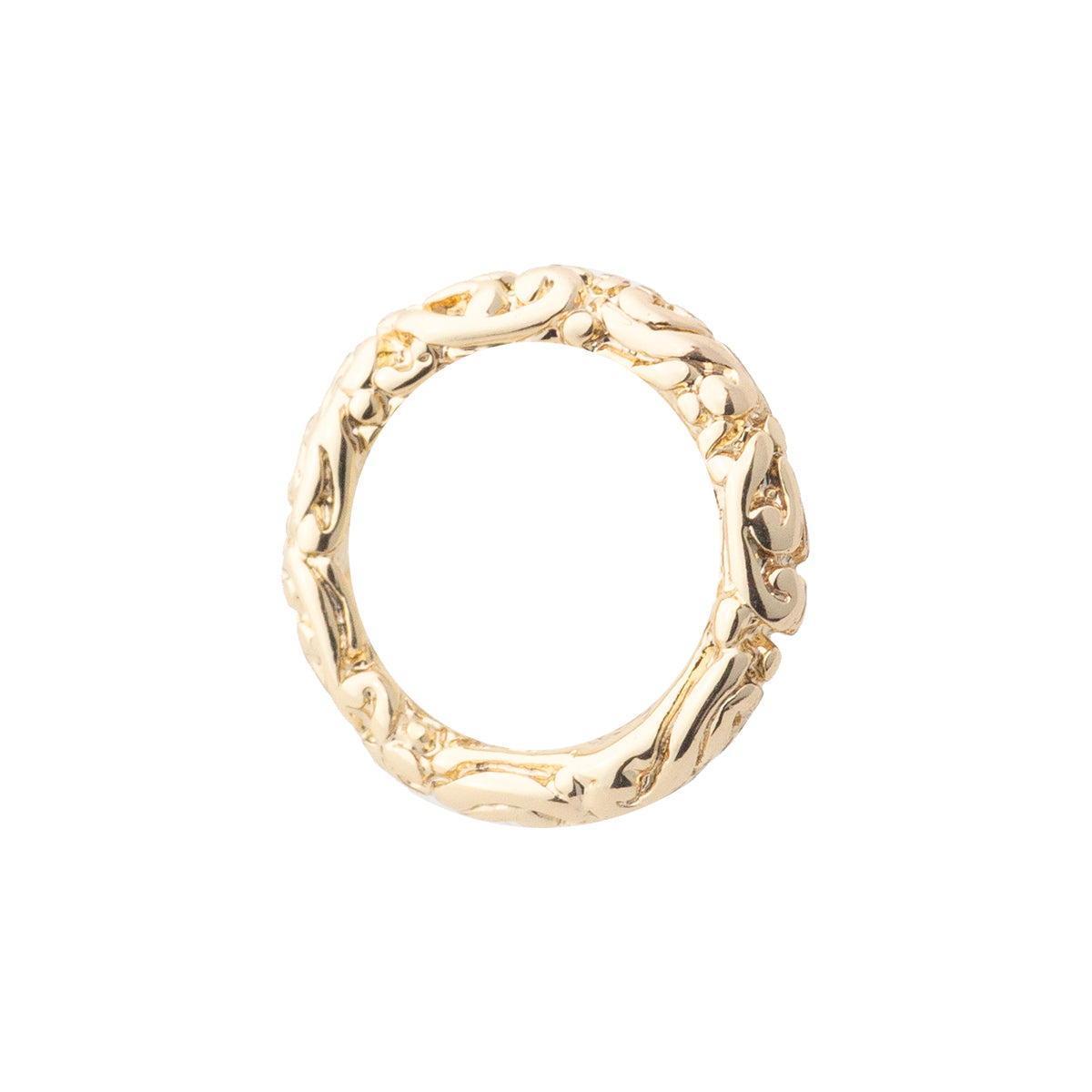 Dije Aro 13.5mm Dorado Brillante