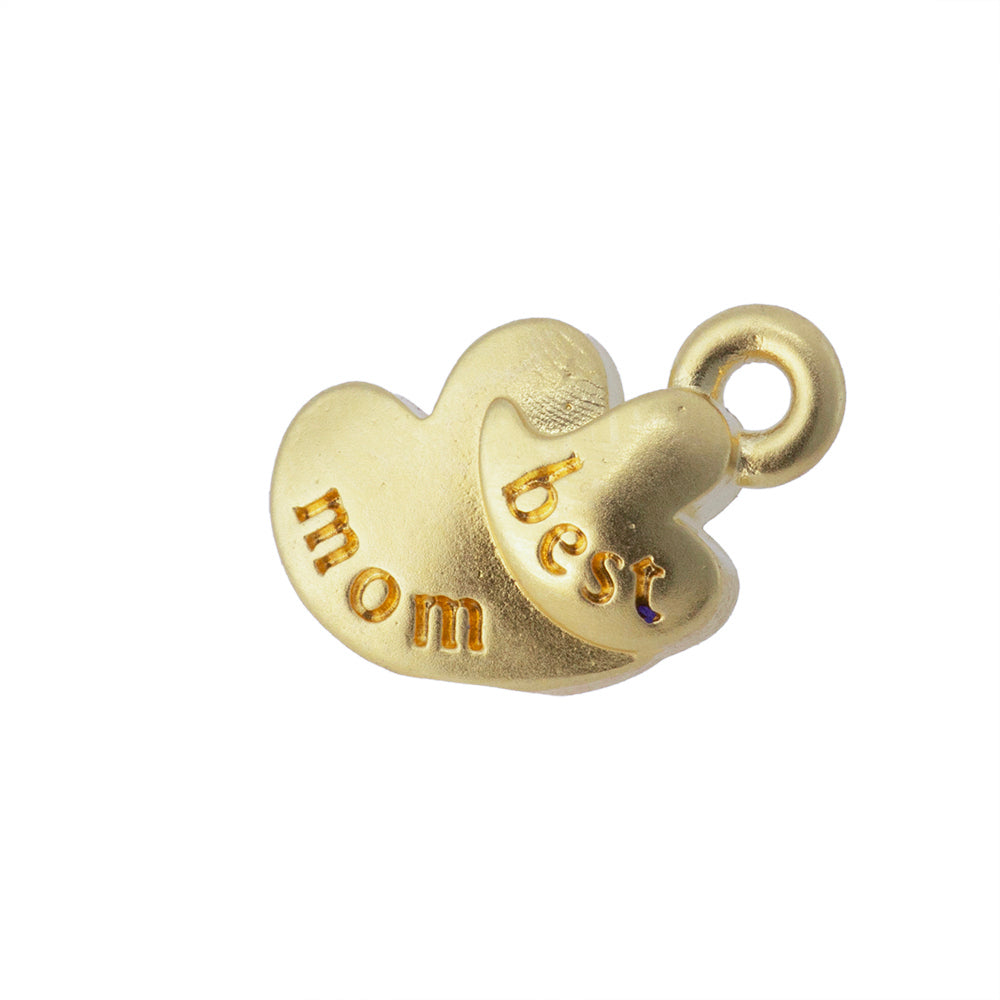 Dije Best Mom 13x8mm Dorado