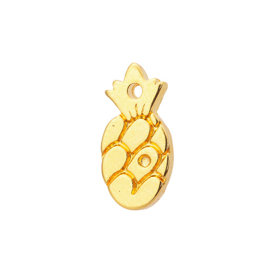 Dije Chapa Piña 14.5x7mm Dorado