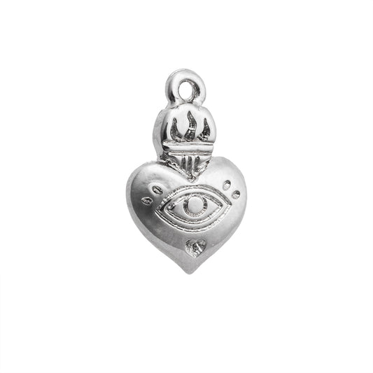 Dije Sagrado Corazon 18x11.3mm Niquel