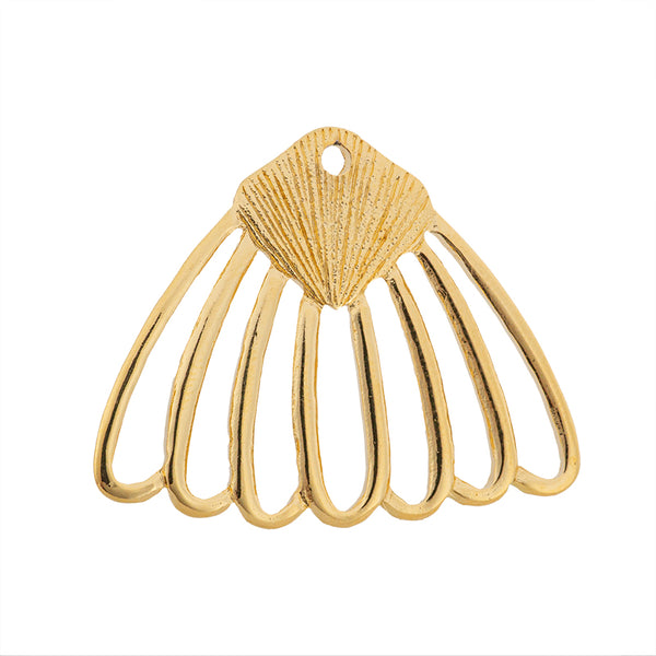 Dije Chapa Ala 27.6x34mm Dorado