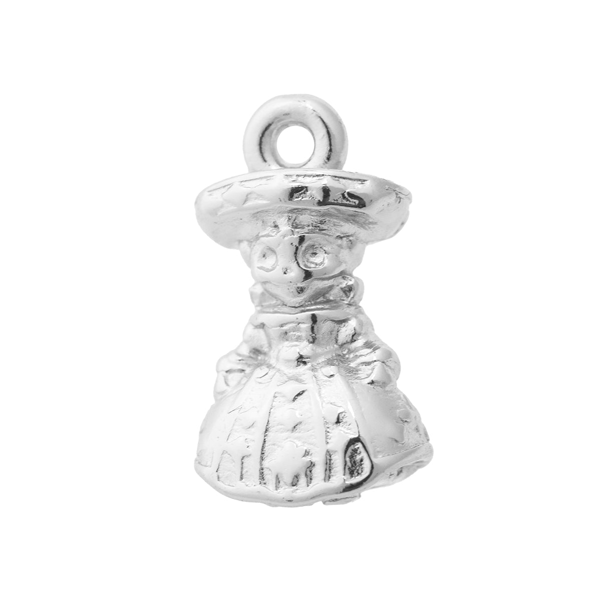 Dije Catrina 14.3x8.5mm Níquel