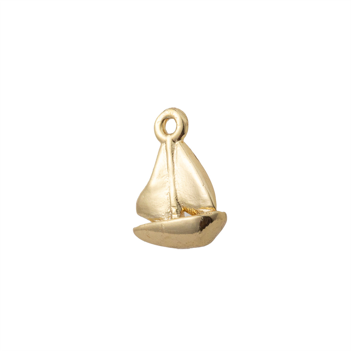 Dije Velero 15x11mm Dorado