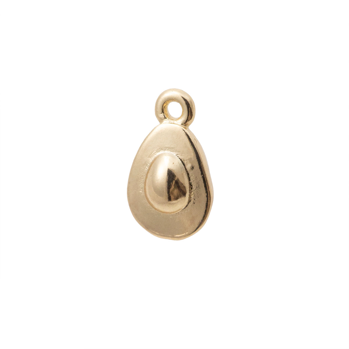 Dije Aguacate 15.5x9mm Dorado