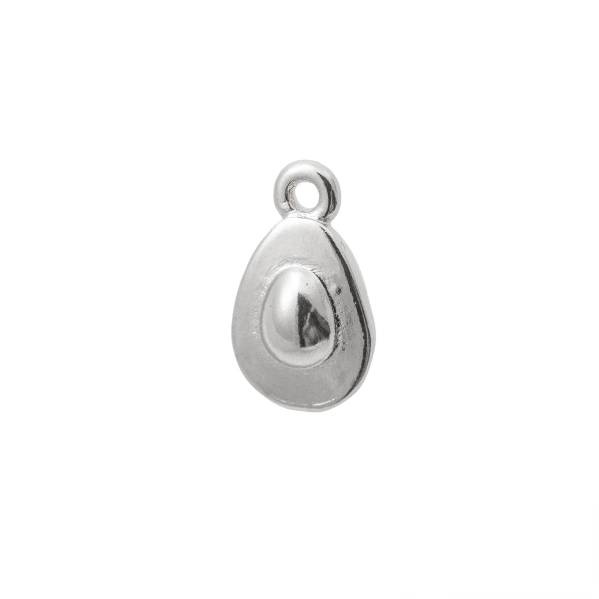 Dije Aguacate 15.5x9mm Níquel