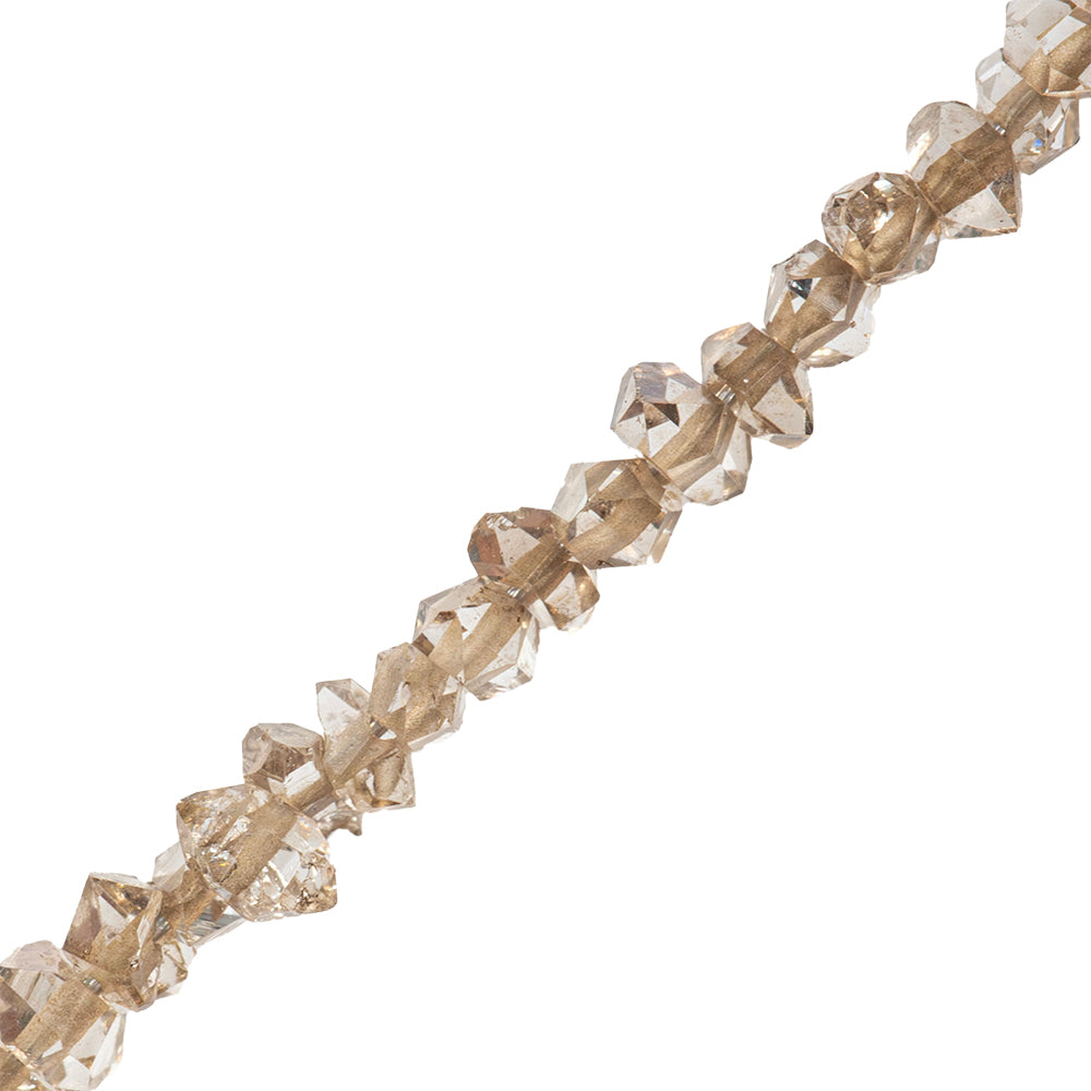 Diamante Herkimer Facetado 1.5-2x2-2.5mm Gris