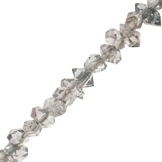Diamante Herkimer Facetado 1.5-2x2-2.5mm Azul