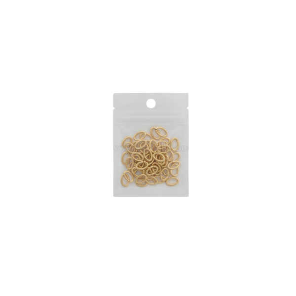 Argolla Sencilla Oval 3x2mm Dorado 3