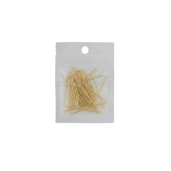 Alfiler Cabeza Plana 20x.7mm Dorado 3