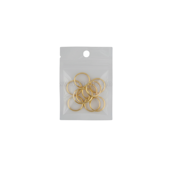Argolla Sencilla 6mm Dorado Brillante 3