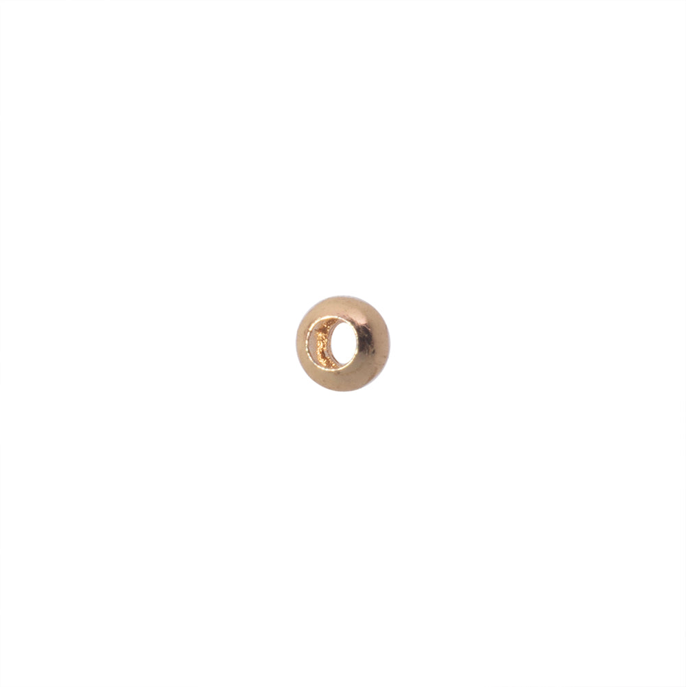 Esfera Lisa 2mm Dorado