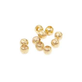 Esfera Lisa 3mm Dorado Brillante