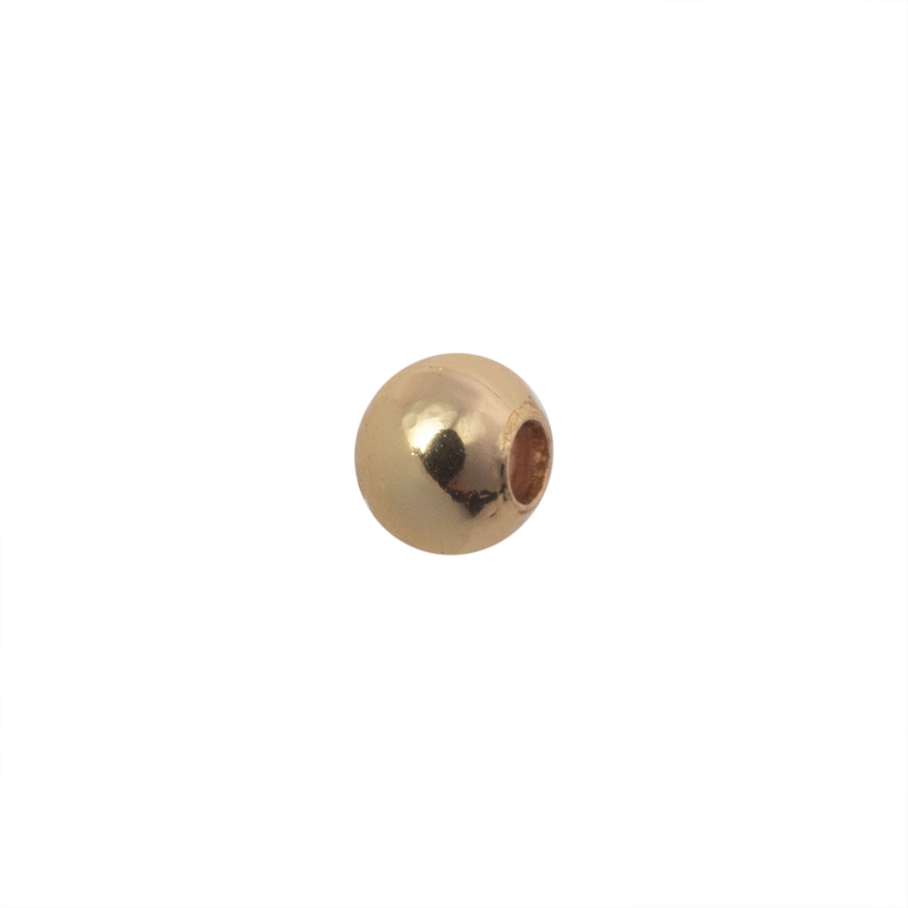 Esfera Lisa 3mm Dorado