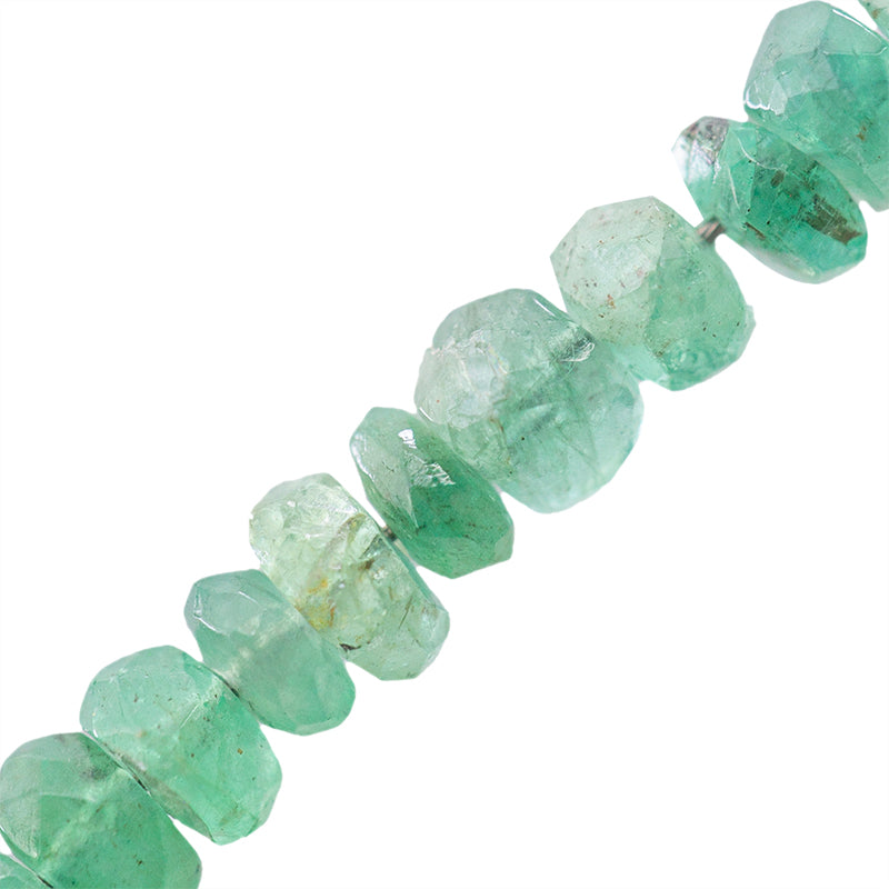 PF Esmeralda Rondela Facetada 2x3mm Verde