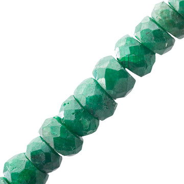 PF Esmeralda Rondela Facetada 2x3.5mm Verde