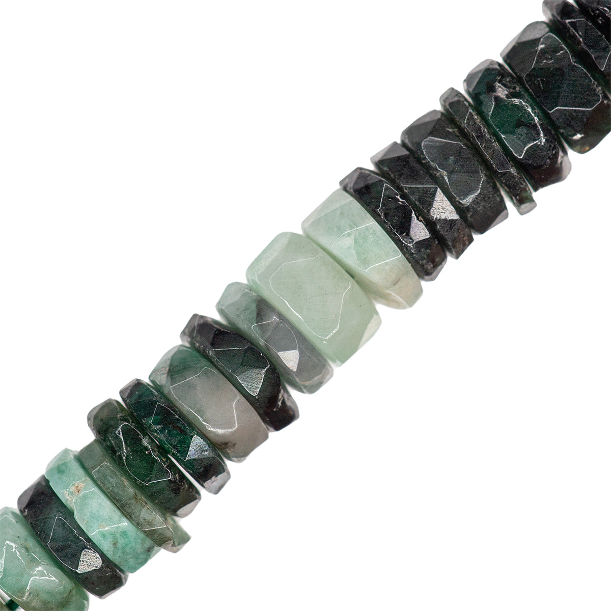 PFP Esmeralda Róndela Facetada 2-3x6-6.5mm Verde
