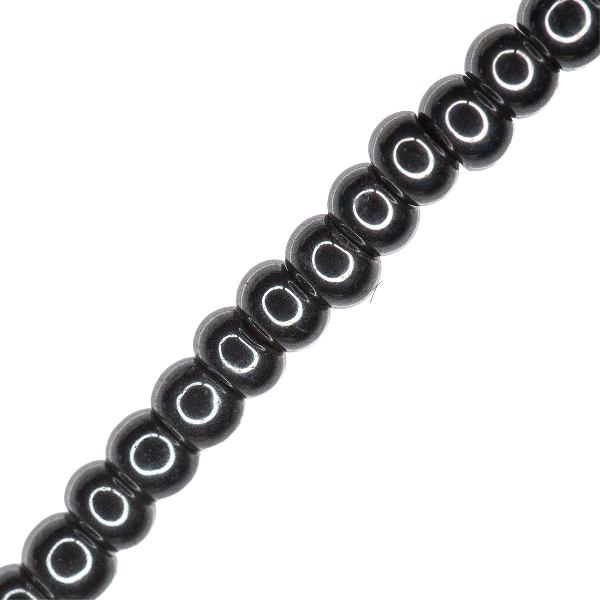 Hematita Rondela 2x3mm Gris