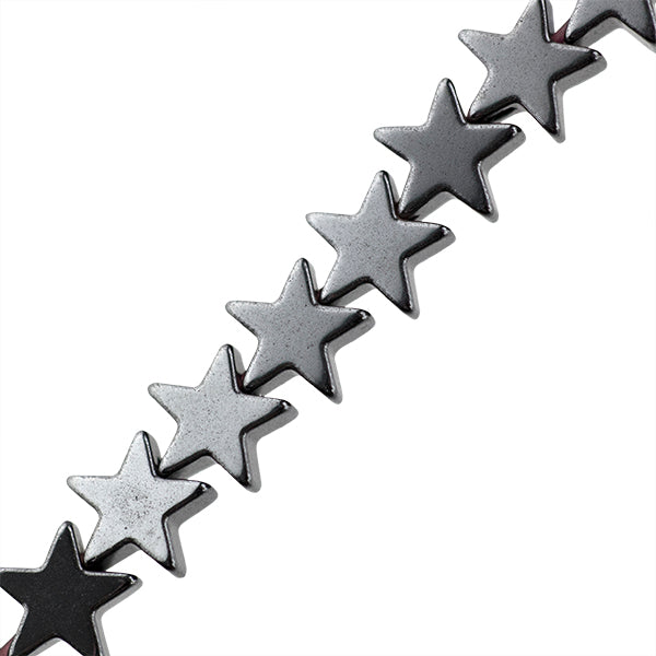 Hematita Estrella 6mm Gris