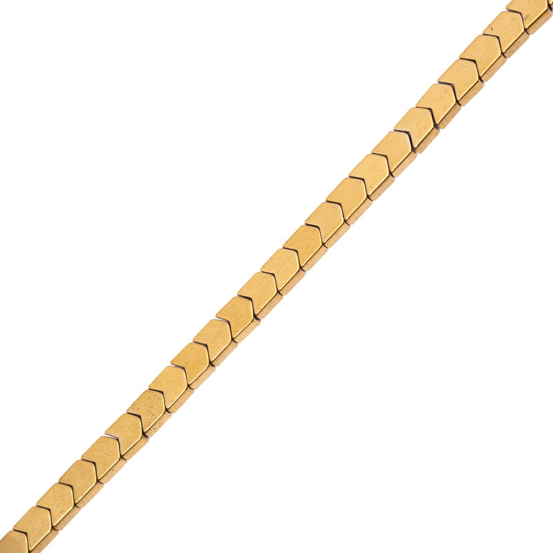 Hematita Espiga 4x3mm Dorado