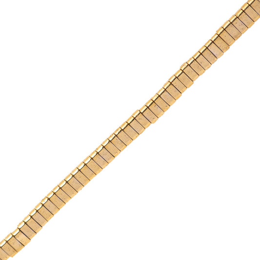 Hematita Triangulo 1x3mm Dorado
