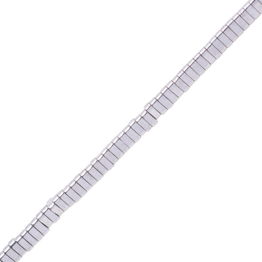 Hematita Triangulo 1x3mm Plateado