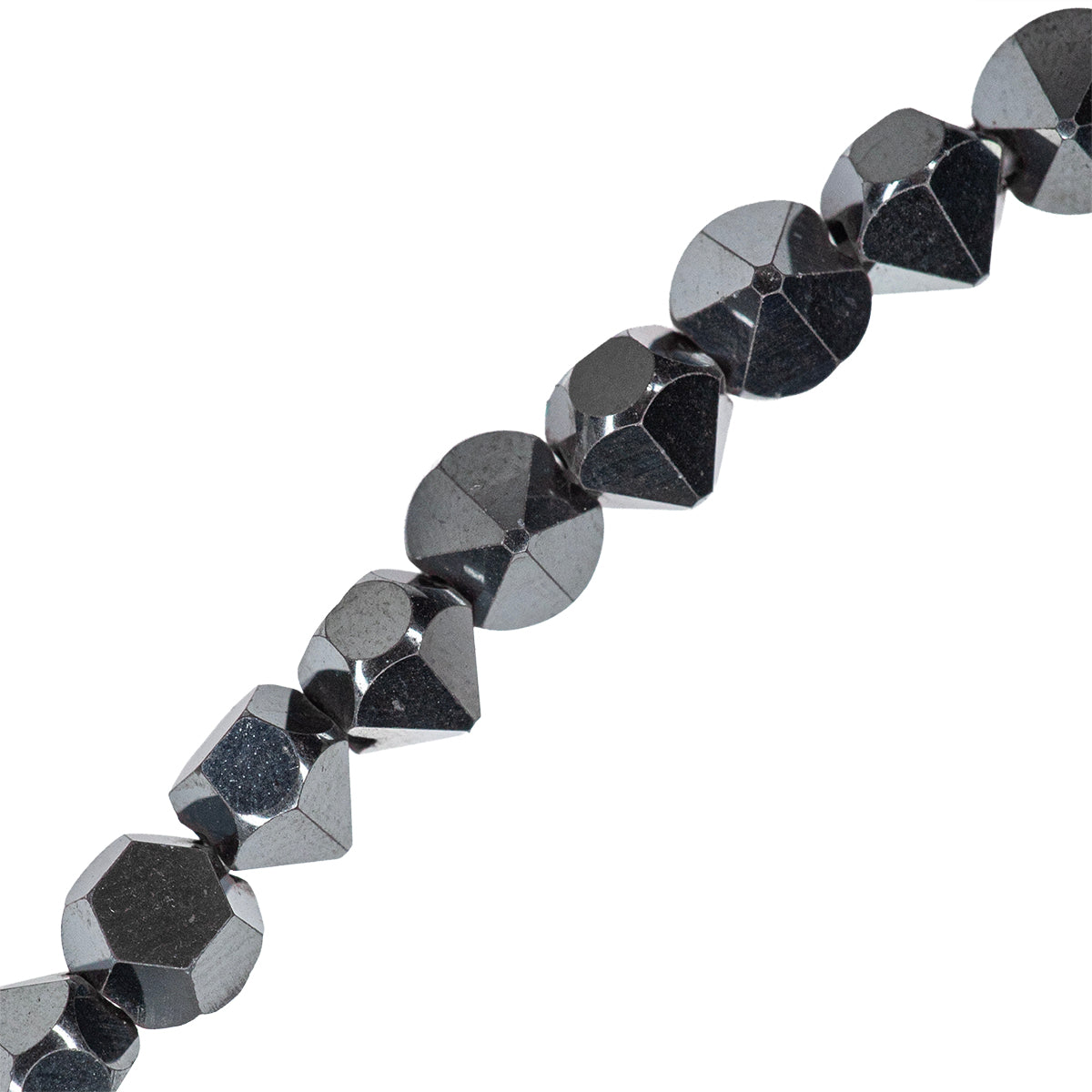 Hematita Spikes 6mm Gris