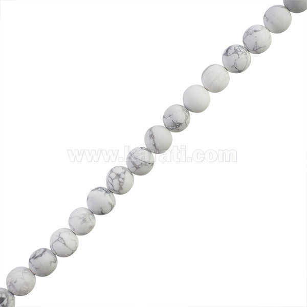 Howlita Esfera 10.5mm Blanco