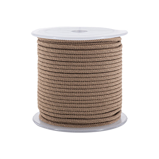 Cordón Poliéster Redondo 2.5mm Beige