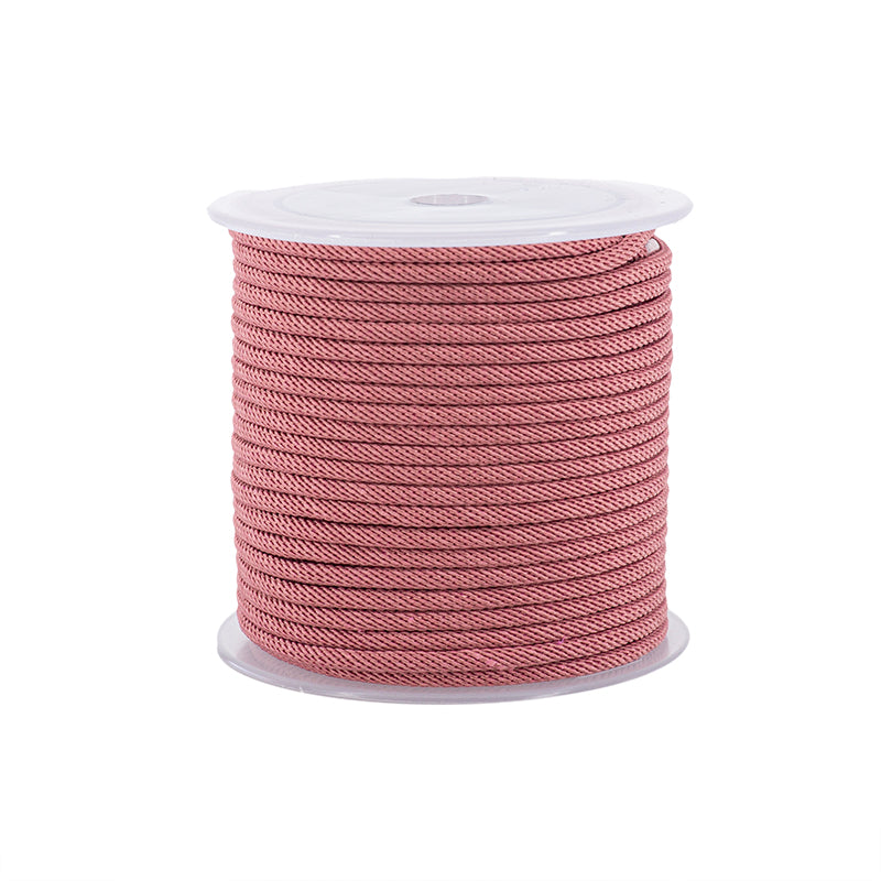 Cordón Poliéster Redondo 2.5mm Rosa