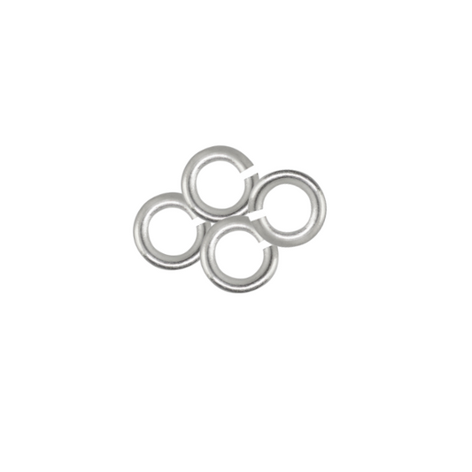Argolla Sencilla 4x0.8mm Niquel Brillante