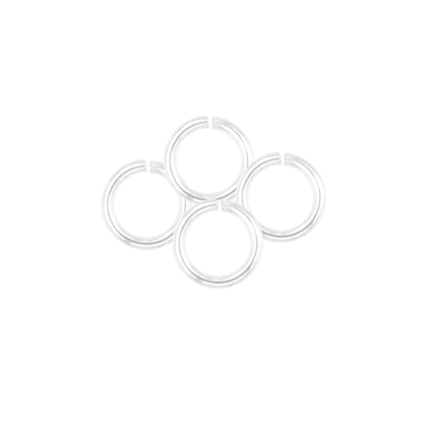 Argolla Sencilla 7x1mm Plateado Brillante