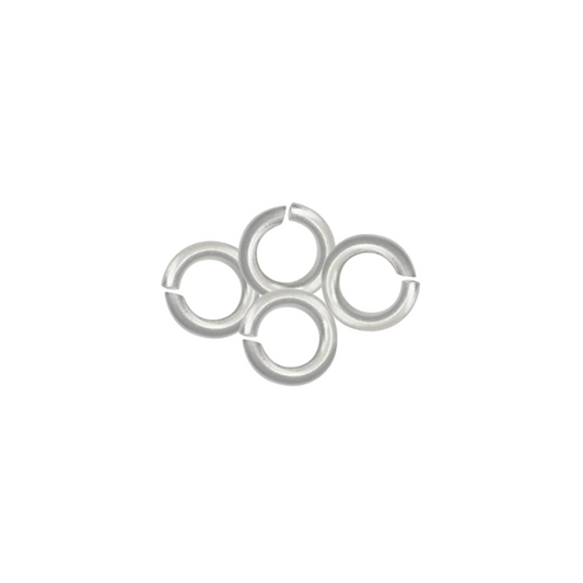 Argolla Sencilla 5x1mm Niquel Brillante