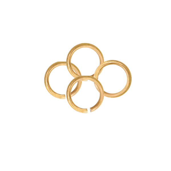 Argolla Sencilla 3x0.4mm Dorado Brillante 1