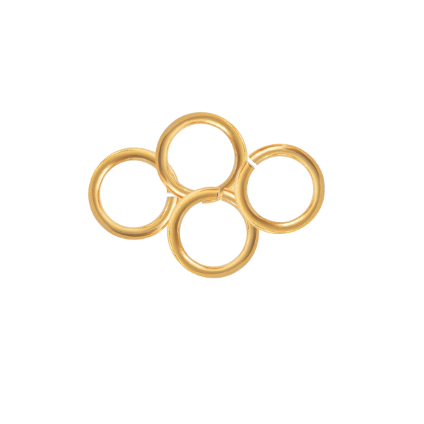 Argolla Sencilla 8x1.2mm Dorado Brillante