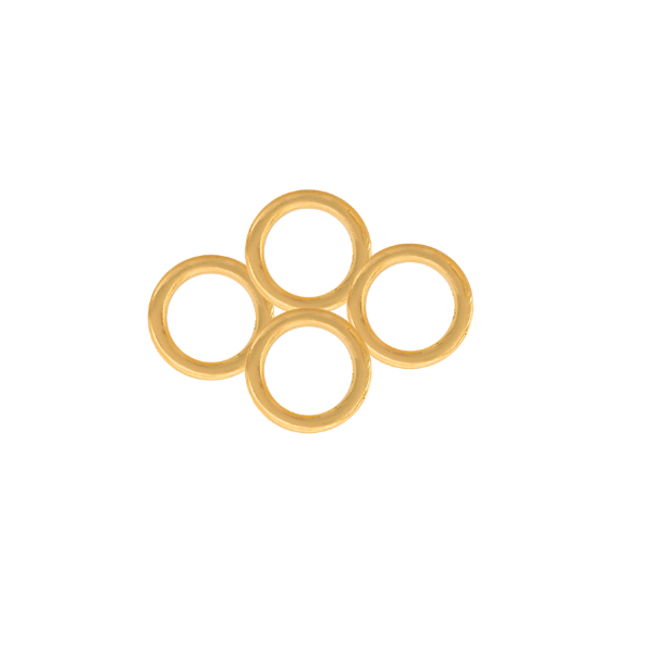 Argolla Soldada 7x1 mm Dorado